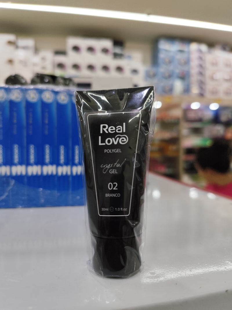 Polygel Cristal  Gel 30Ml Real Love Led/uv