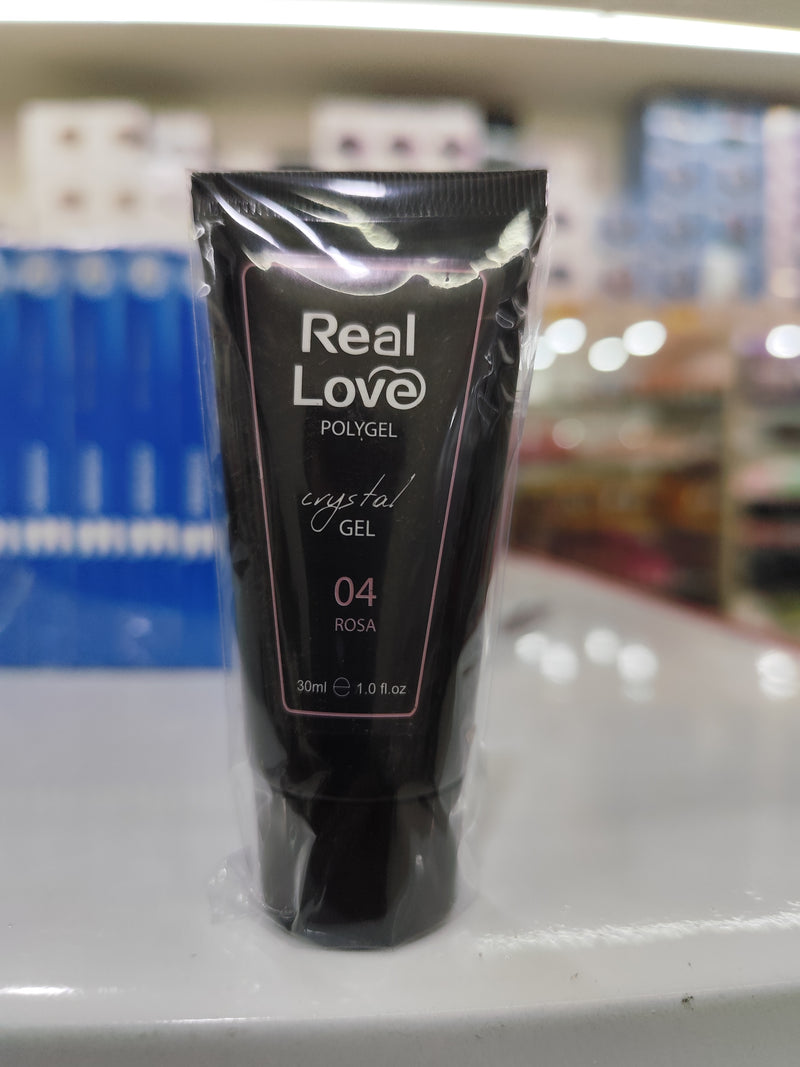 Polygel Cristal  Gel 30Ml Real Love Led/uv