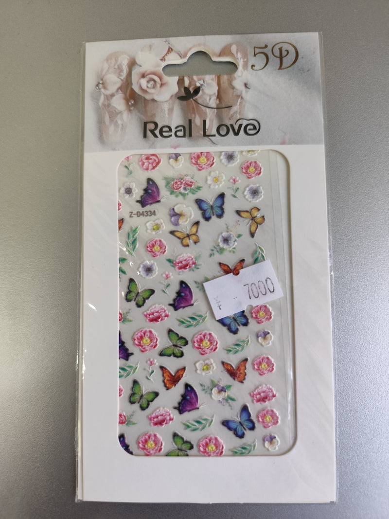 Diseño para uñas Real LOVE 5D