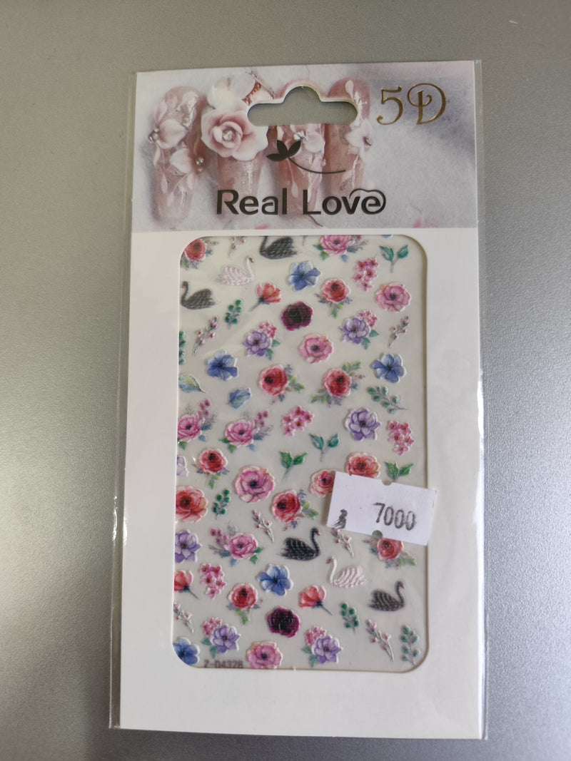 Diseño para uñas Real LOVE 5D