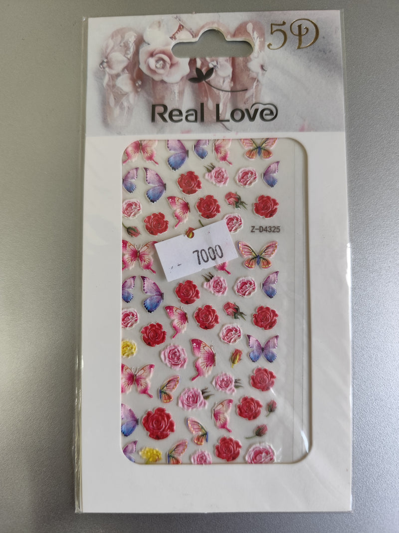 Diseño para uñas Real LOVE 5D