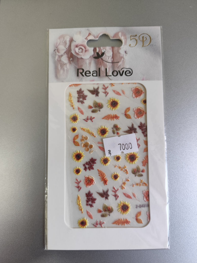 Diseño para uñas Real LOVE 5D