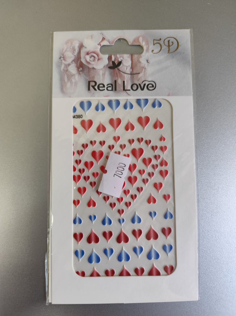 Diseño para uñas Real LOVE 5D