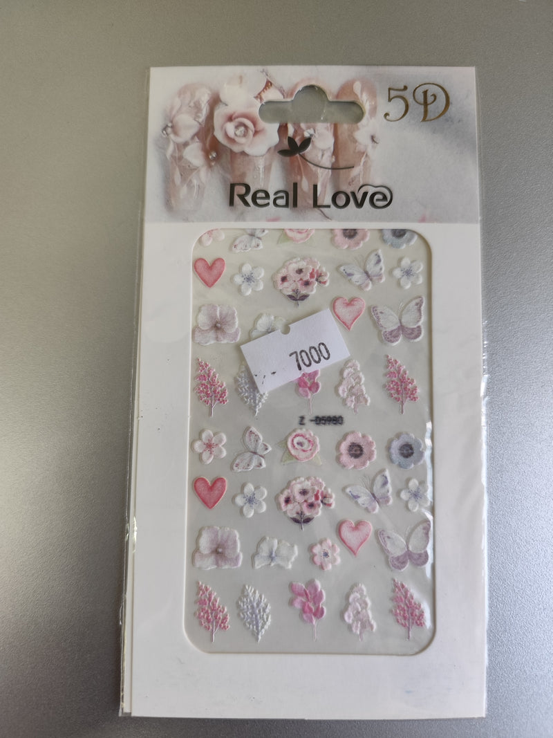 Diseño para uñas Real LOVE 5D