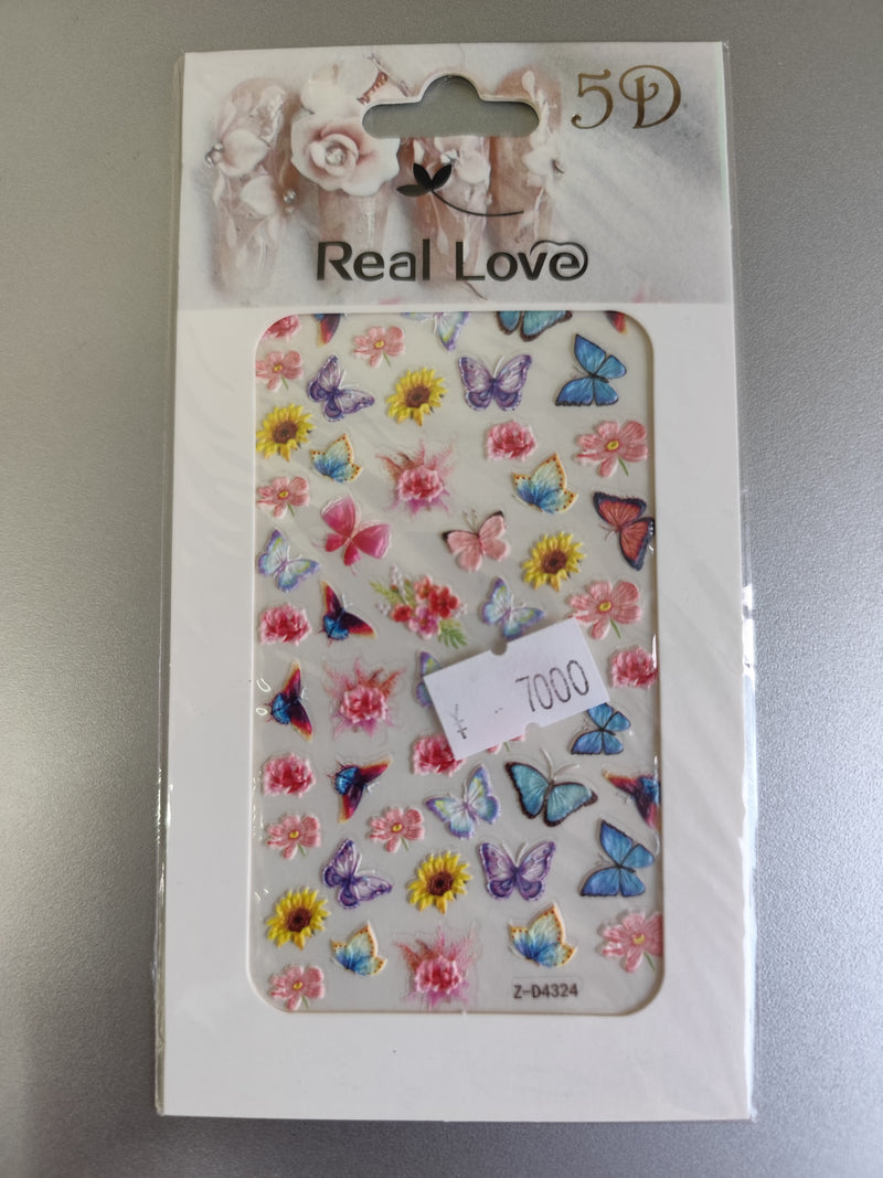 Diseño para uñas Real LOVE 5D