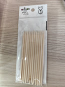 Manicure bambú  Palo de manicura de uñas