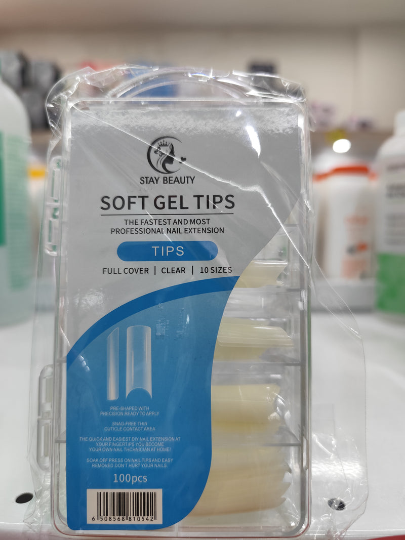 SOFT GEL TIPS LECHOSA x 100pcs