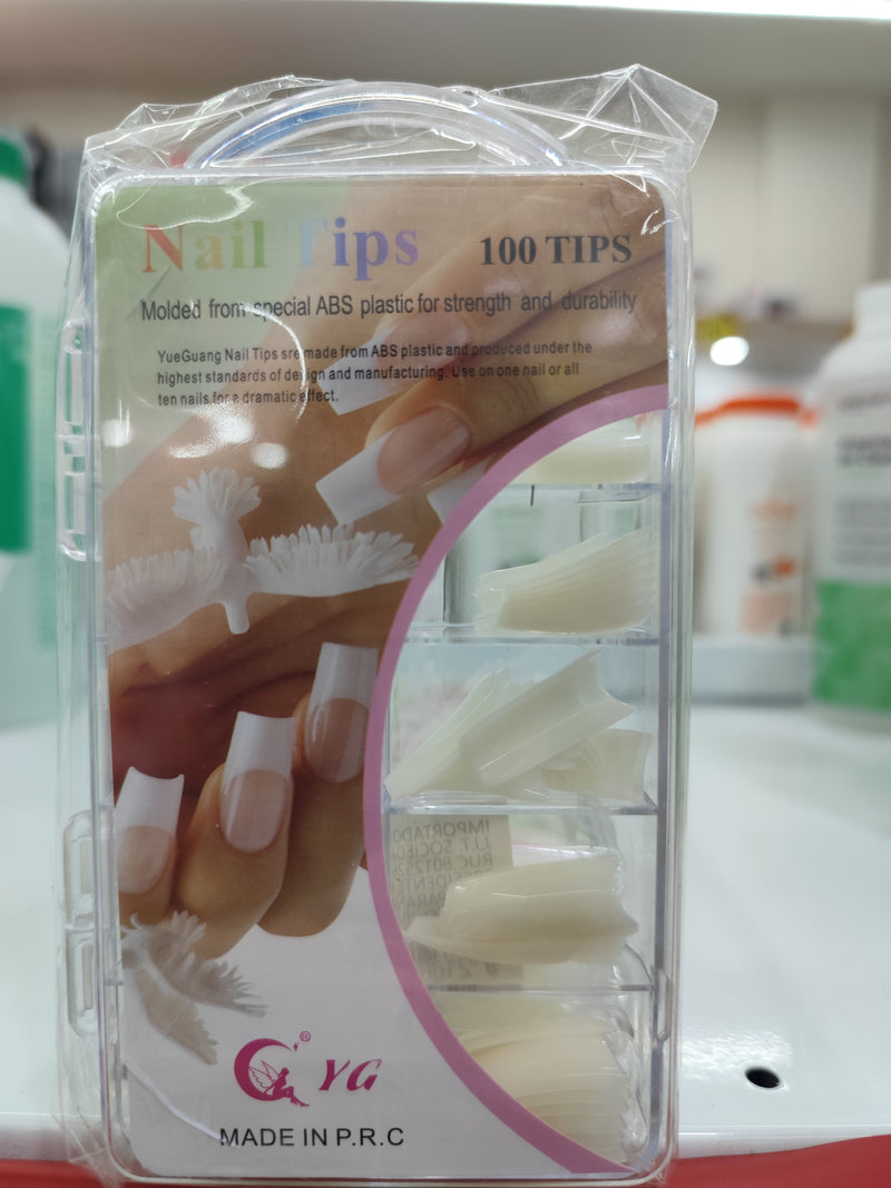 TIPS NAIL Lechosa 100pcs