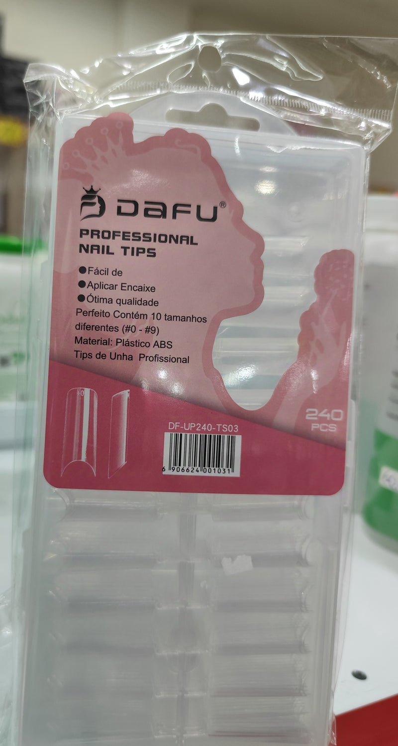 Tips trasparente Curvatura C 240pcs dafu