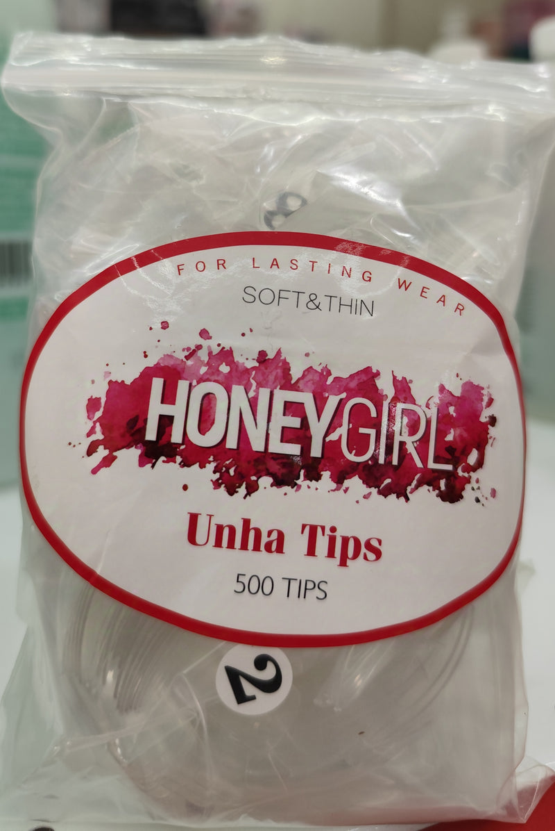 HONEY GIRL UÑAS TIPS BALLERINA 500TIPS