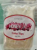 HONEY GIRL uñas TIPS tipo C LECHOSA 500 tips