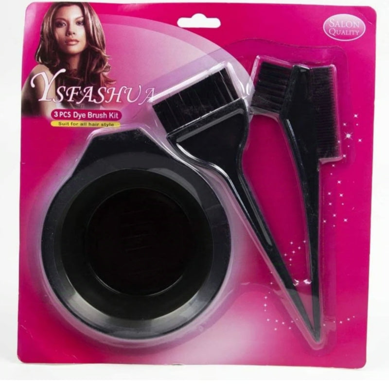 Kit Set Juego De Brochas Y Aplicador Tinte Cabello Reusable