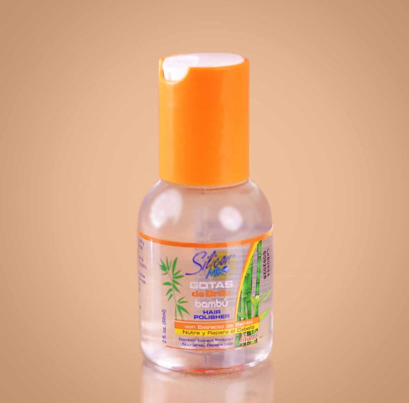Gotas De Brillo Silicon Mix Con Extracto De Bambú 2 Oz 60ml