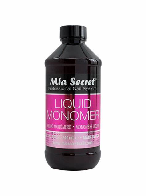 MIA SECRET MONOMERO 240 ML / LIQUIDO PARA UÑAS ACRILICAS