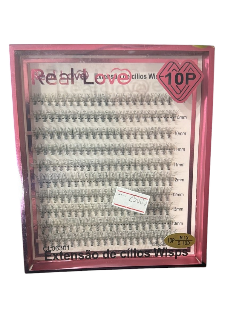 Pestañas Real LOVE para extensiones