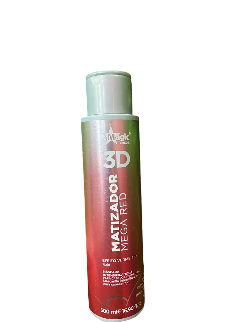 Matizador 3D Mega Red - Efecto Rojo - 500ml