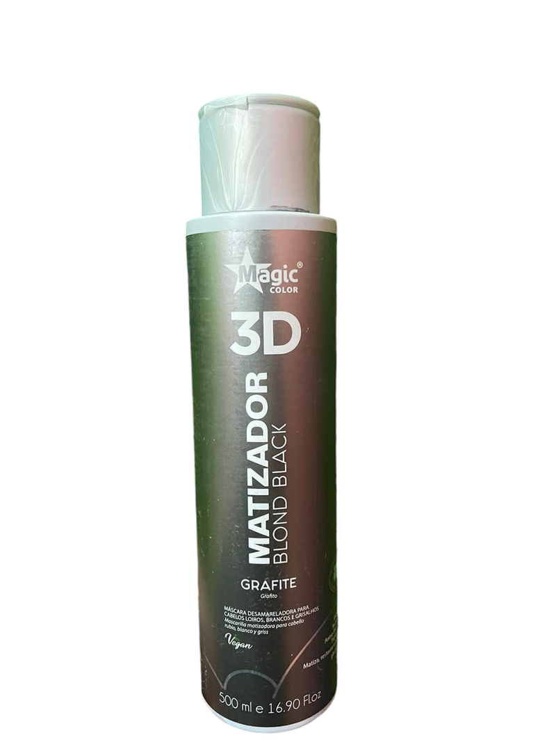 Matizador 3D Blond Black - Efeito Grafite - 500ml