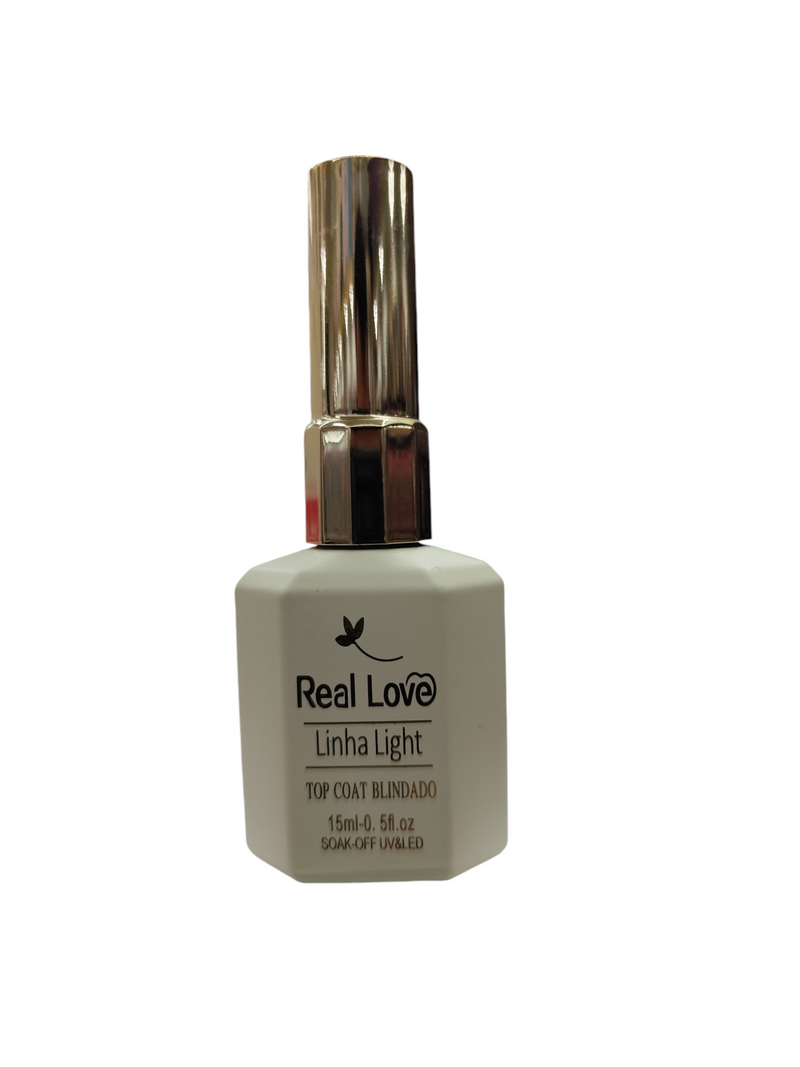 Top Coat Blindado para Uñas Línea Light 15ml - Real Love