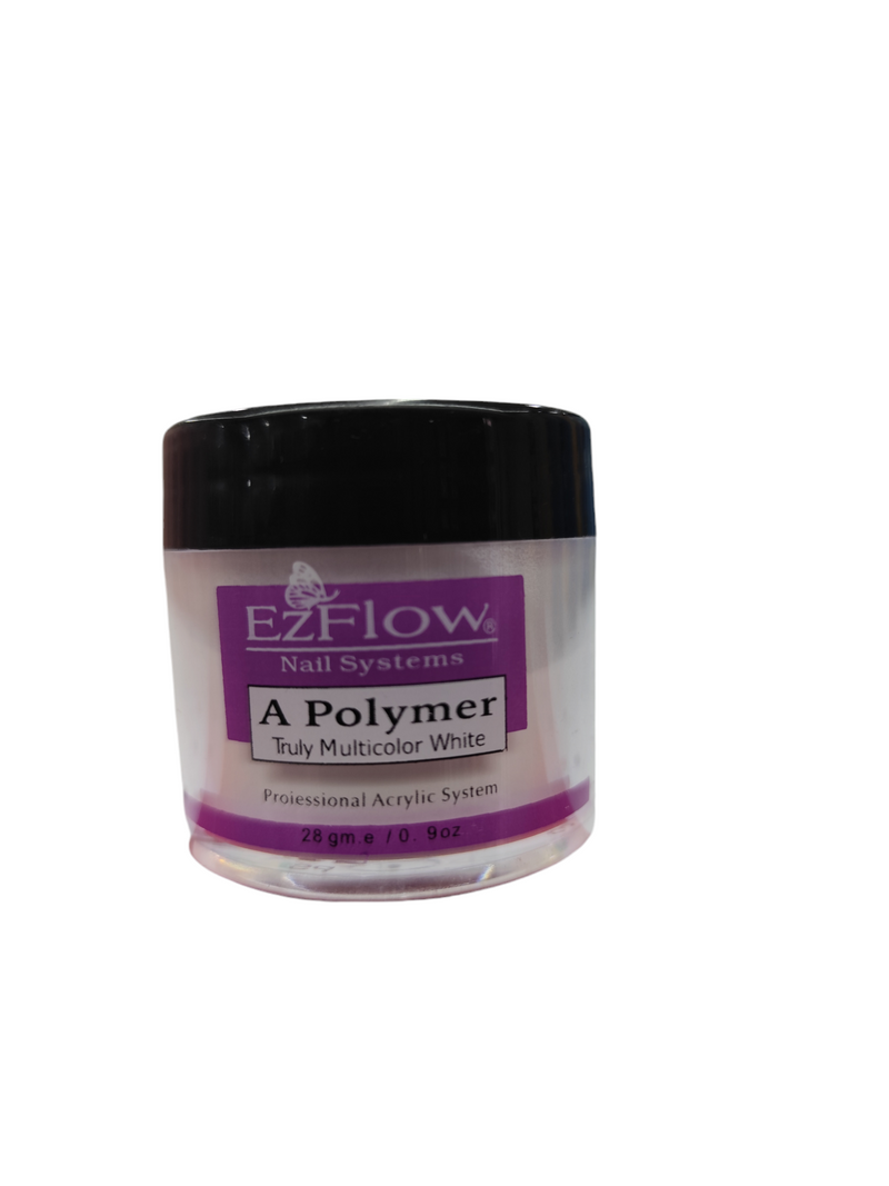 Acrilico EzFlow A Polymer Powder TRULY WHITE y pink