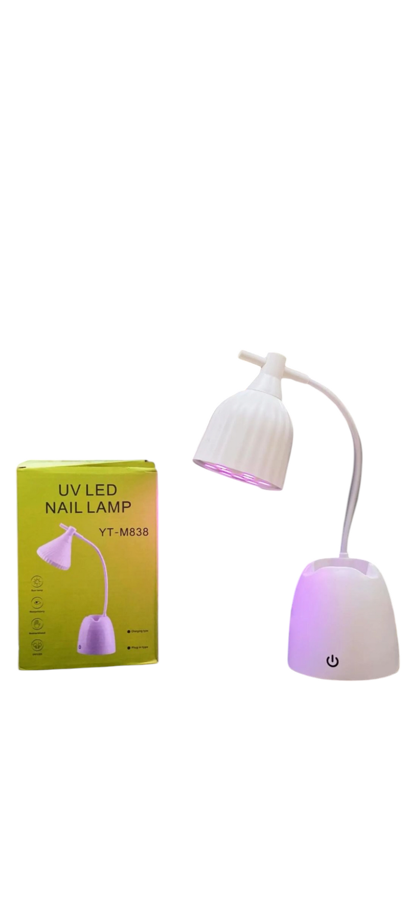 Lámpara UV/LED para manicura con batería YT-M836, 28 W