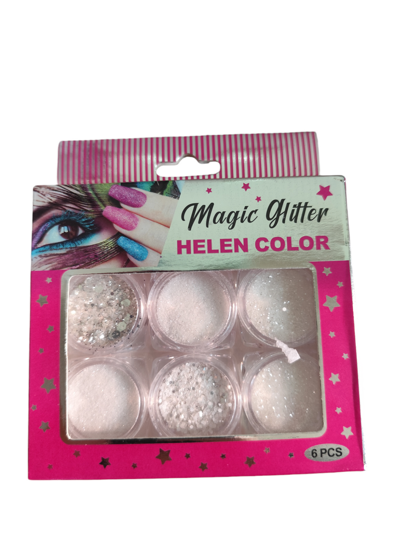 Kit de purpurina Helen Color Magic glitter