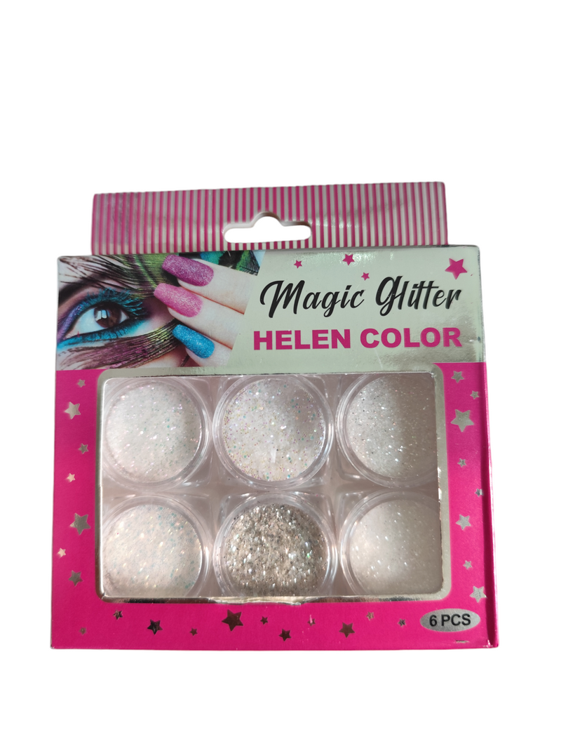 Kit de purpurina Helen Color Magic glitter