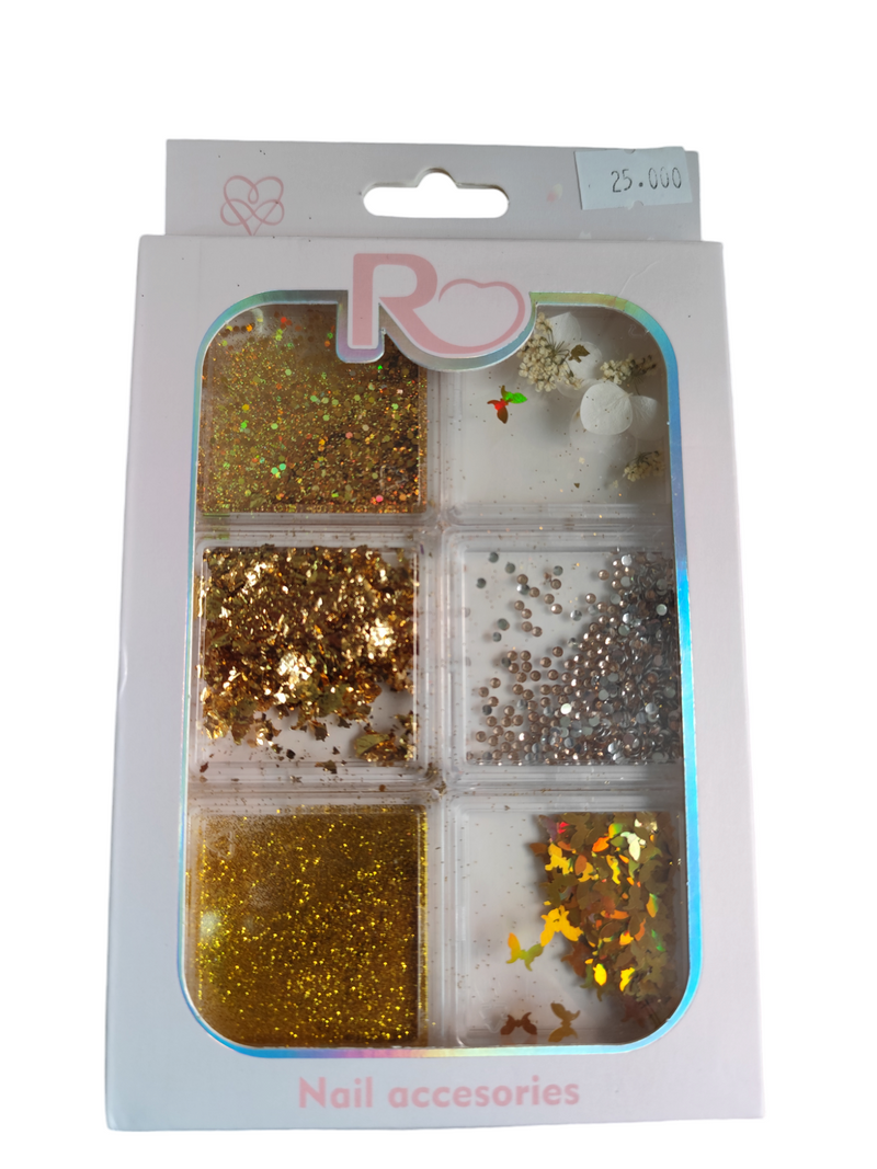 Multi-Glitter accesorios para uñas