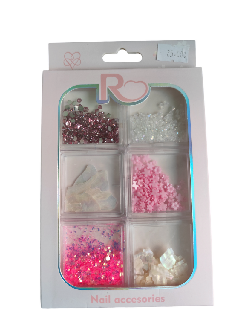 Multi-Glitter accesorios para uñas