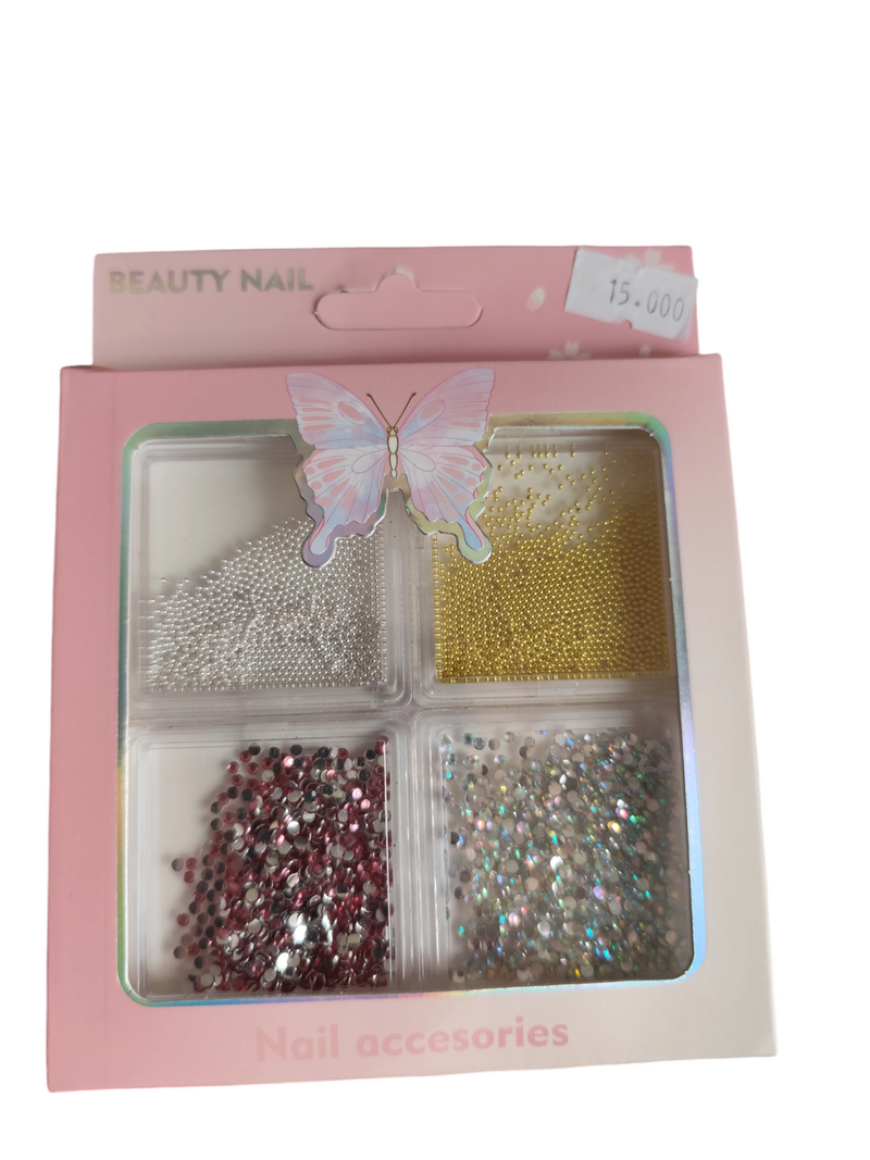 Kit de Caviar y Strass Surtido para uñas