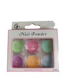 CROMADO Polvo Cromado Asa de Mariposa Decoración de Uñas