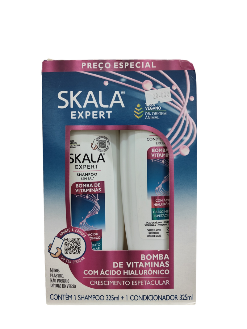 Kit shampoo y acondicionador SKALA sim sal 325ml