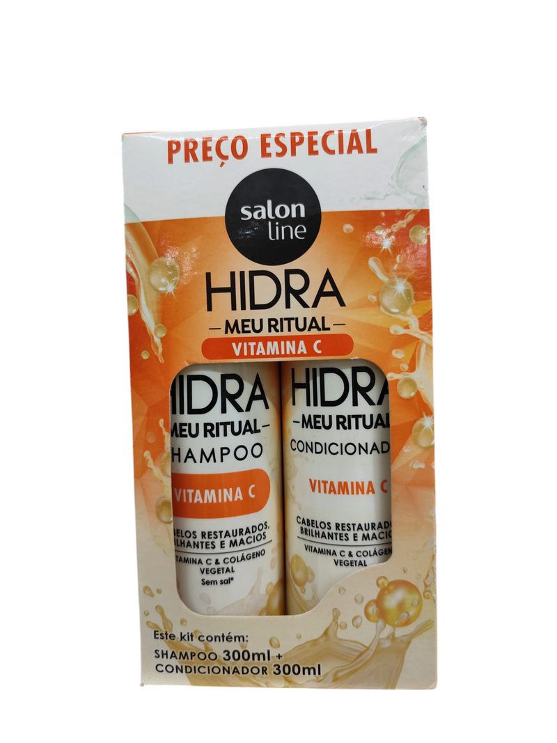 Salon Line Hidra Kit Shampoo y Acondicionador vitamina C 300ml