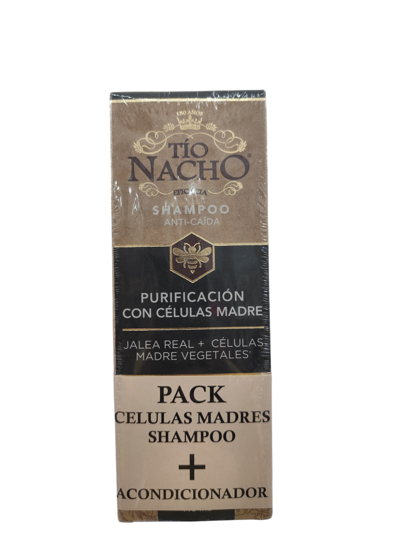 TIO NACHO Shampoo + Acondicionador anti _ caida 415 ML