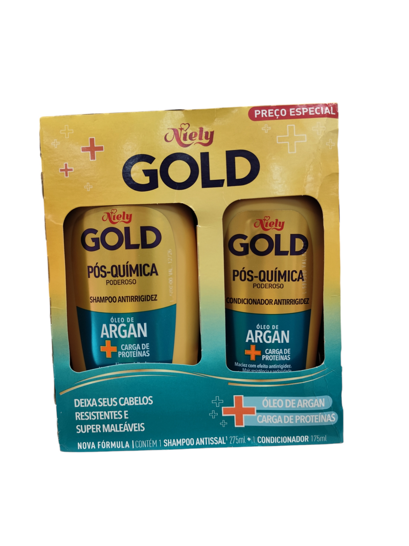 Niely Gold-Kit de champú 275ml y acondicionador 175ml