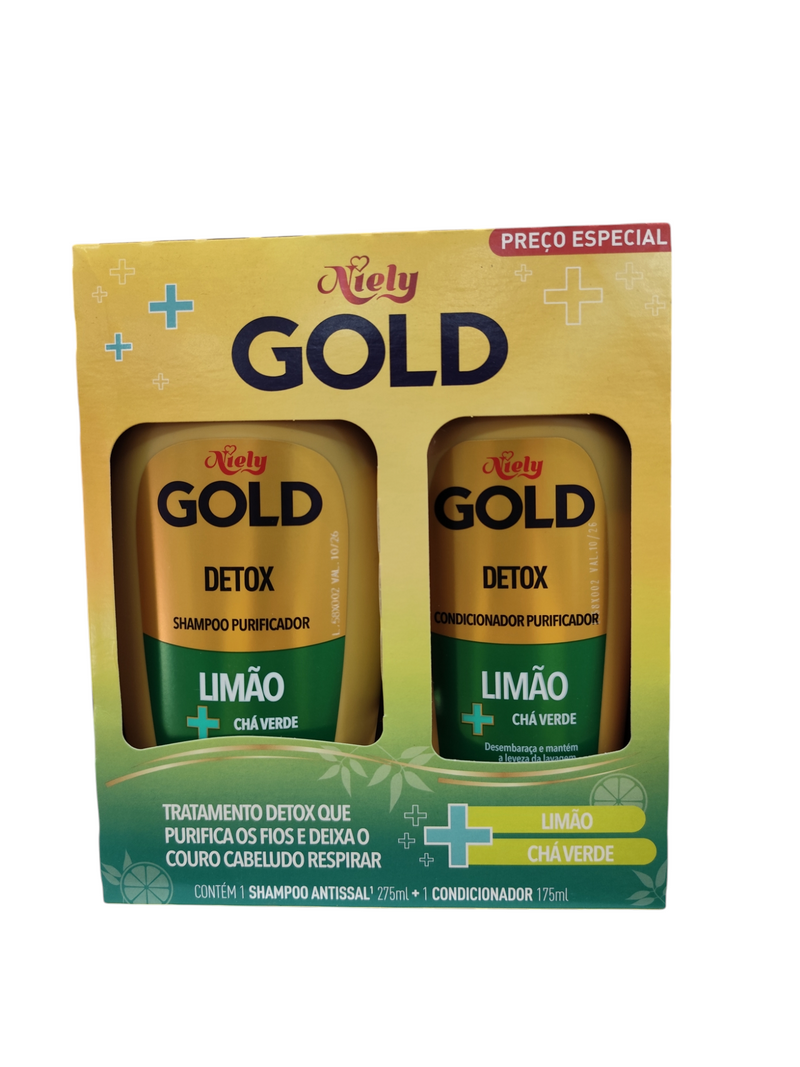 Niely Gold-Kit de champú 275ml y acondicionador 175ml