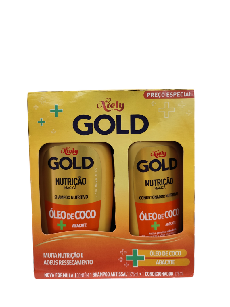 Niely Gold-Kit de champú 275ml y acondicionador 175ml