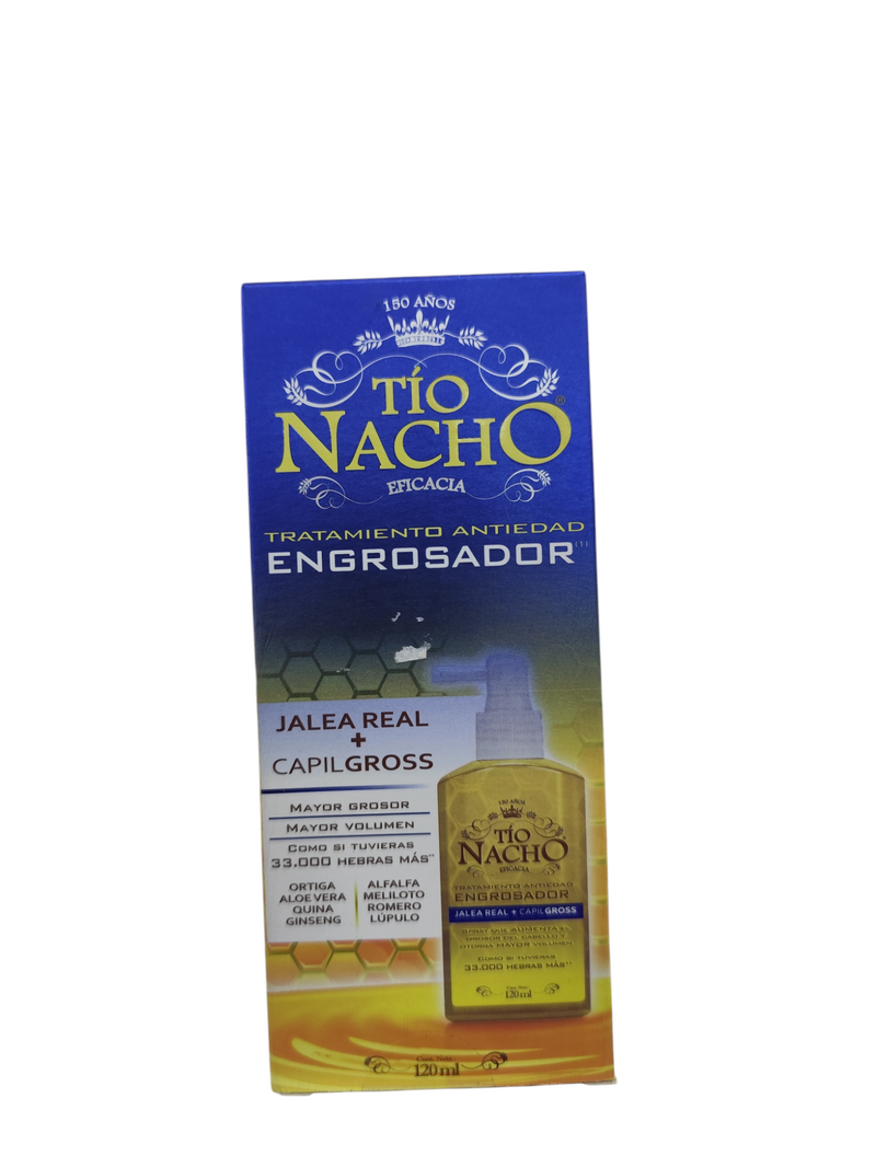 Tio NACHO TRATAMIENTO ANTIEDAD SPRAY ENGROSADOR X 120ML