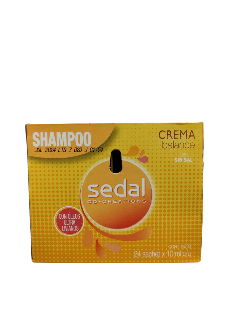 Shampoo sedal 24 sachet x 10 ml