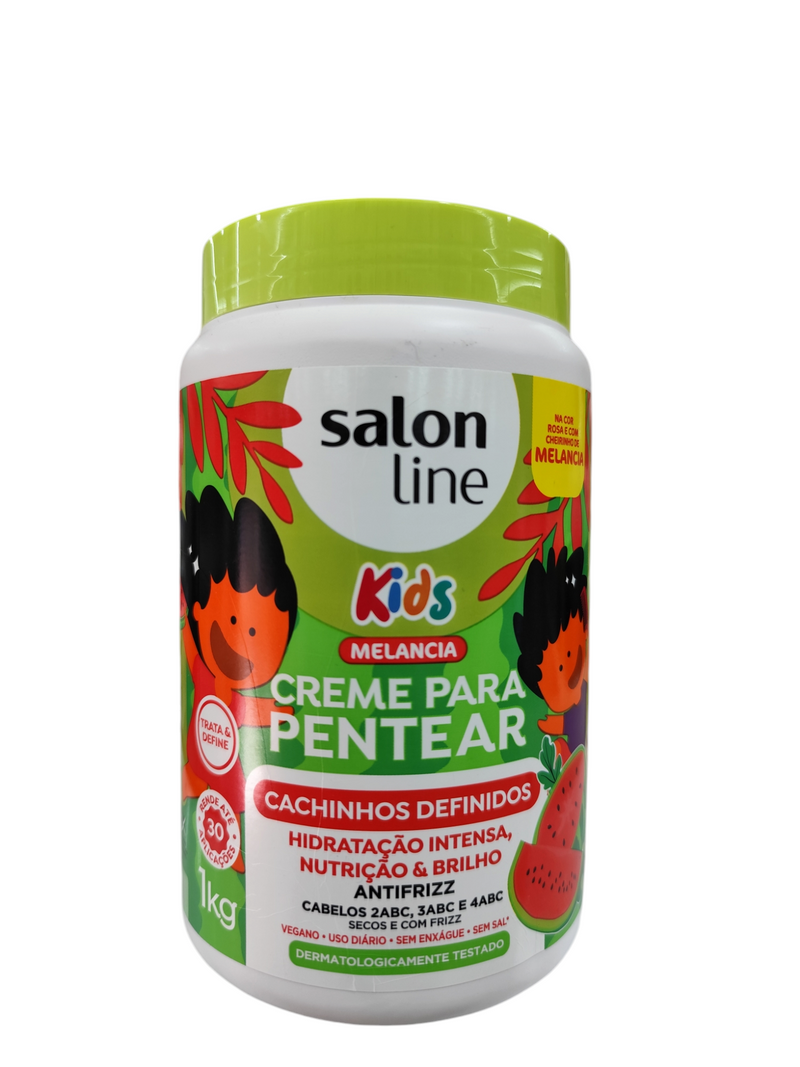 Salon Line Creme Para Peinar 1kg en diferentes efecto