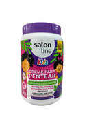 Salon Line Creme Para Peinar 1kg en diferentes efecto