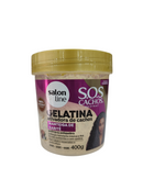 Salón Line Sos Cachos Gelatina Activadora De Rulos oleo de Coco-Mateiga De karité 400g
