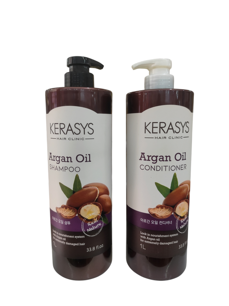 Shampoo y Acondicionador KERASYS Argan Oil - 1L