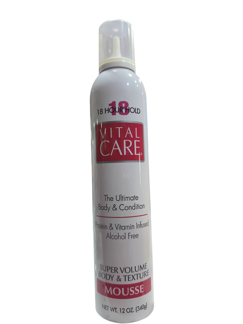 Vitalcare Mousse Vital Care Super Volume Body & Texture 18 Horas 340gr