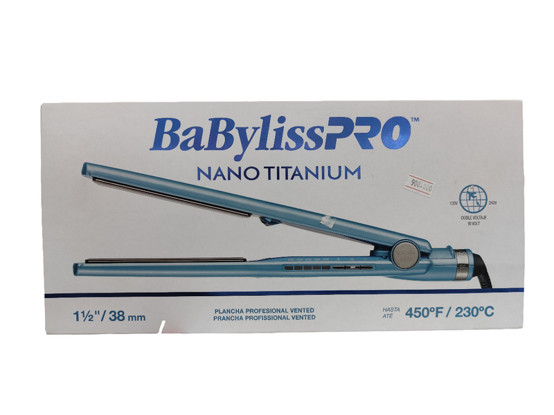 PLANCHITA BaBylissPRO NANO TITANIUM PROFESIONAL VENTED 1-1/2″/38 mm