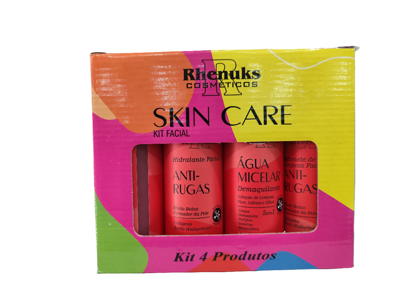 Kit Skin Care Facial Anti-Acne com 4 itens