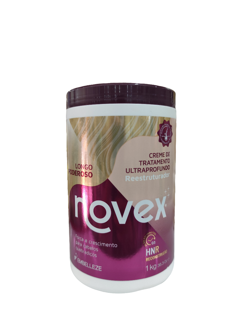 Crema de Tratamiento Novex 1kg en diferentes efecto