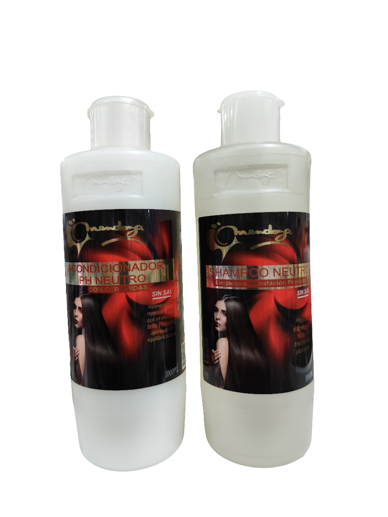 Shampoo y acondicionador Mendoza 1LTS