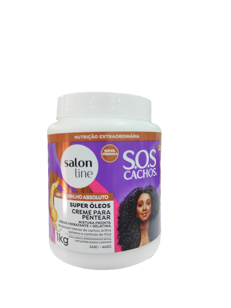 Salon Line -Tratamiento S.O.S Cachos - Crema Para Peinar 1kg