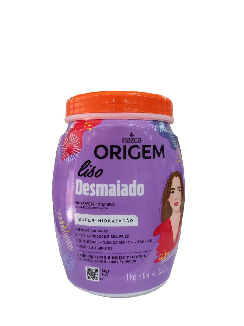 Origem Mascara Crema De Peinar Capilar 1kg en diferentes efecto