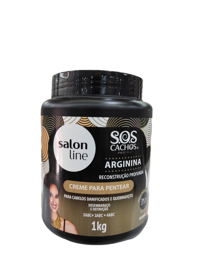 Salon Line -Tratamiento S.O.S Cachos - Crema Para Peinar 1kg